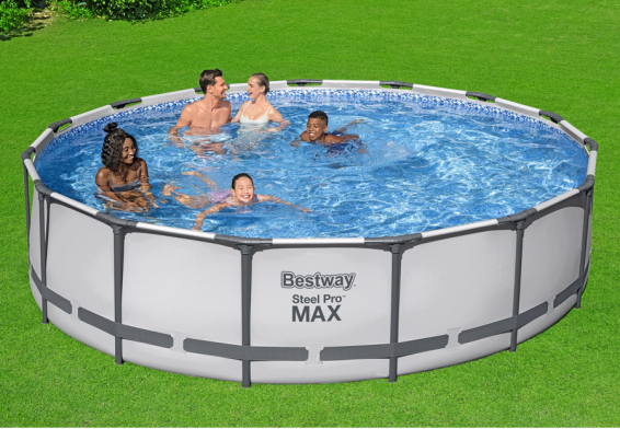  457  107  Steel Pro Max Frame Pool Bestway 56488,  , , 