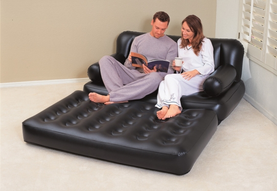 Двухместный надувной диван Multi-Max 5-in-1 Air Couch Bestway 75054, без насоса