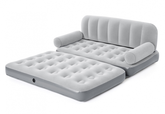Двухместный надувной диван Multi-Max 3-in-1 Air Couch Bestway 75073, внешний электрический насос 220В