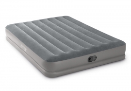 Двуспальный надувной матрас Prestige Mid-Rise Airbed Intex 64114, встроенный электрический USB-насос