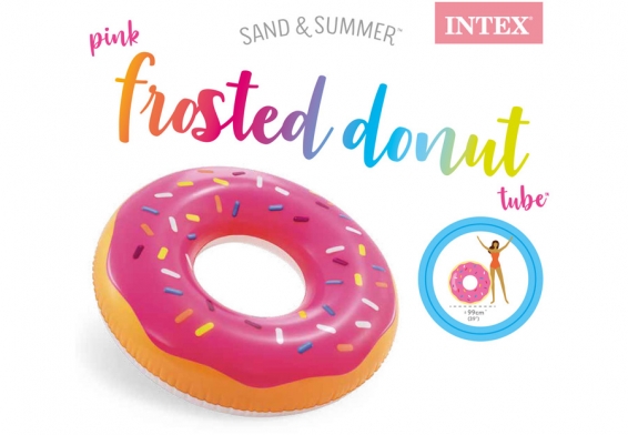    Pink Forested Donut Tube Intex 56256NP