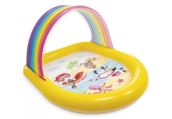 Надувной бассейн Rainbow Arch Spray Pool Intex 57156NP