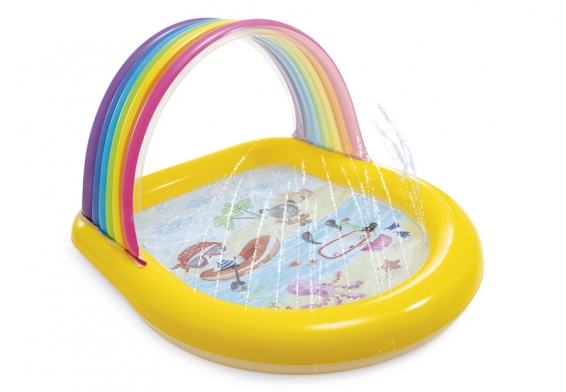 Надувной бассейн Rainbow Arch Spray Pool Intex 57156NP