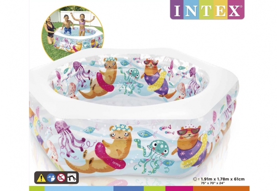 Надувной бассейн Happy Otter Pool Intex 56493NP
