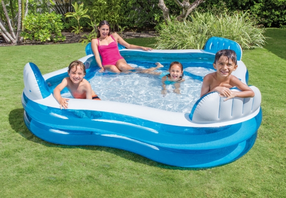 Надувной бассейн Swim Center Family Lounge Pool Intex 56475NP