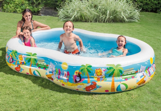   Snorkel Fun Swim Center Pool Intex 56490NP