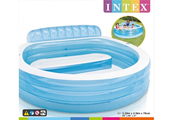   Swim Center Family Lounge Pool Intex 57190NP