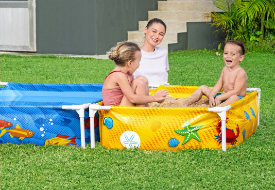     213  122  30.5  My First Frame Pool and Sandpit Bestway 561CF