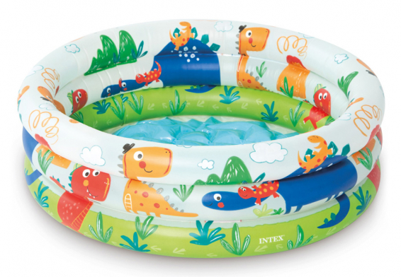   Dino Buddies 3-Ring Baby Pool Intex 57106NP