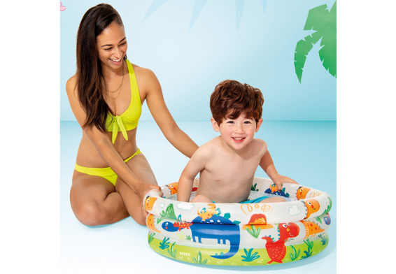   Dino Buddies 3-Ring Baby Pool Intex 57106NP