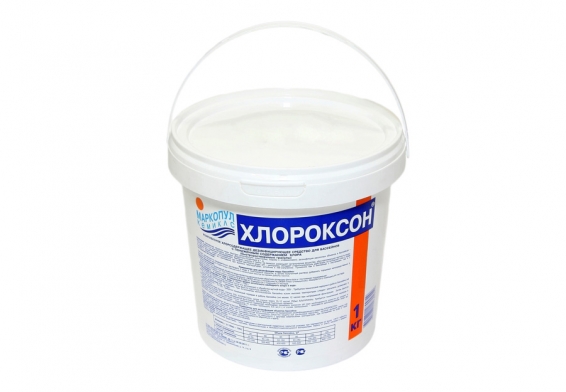 Маркопул Хлороксон - комплексный препарат для обработки воды бассейнов, 1 кг