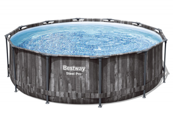   366  100  Steel Pro Frame Pool Bestway 561QX