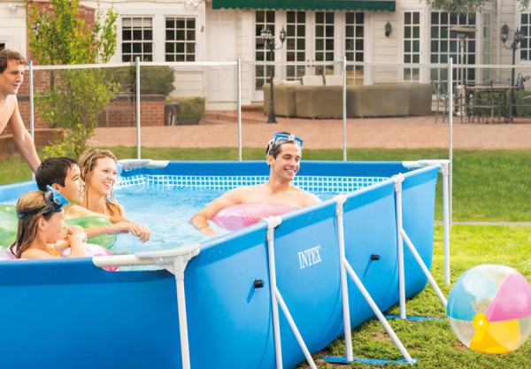   450  220  84  Rectangular Frame Pool Intex 28274NP,  