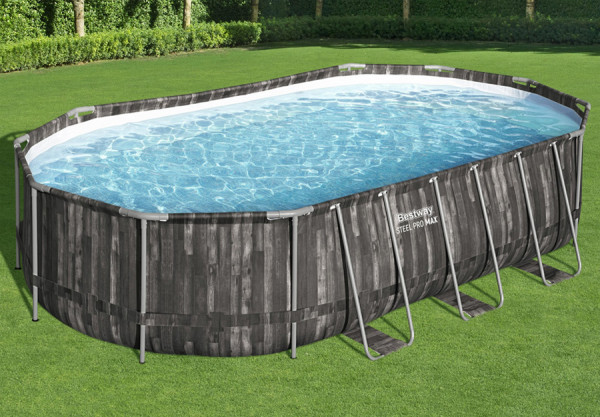   610  366  122  Steel Pro Max Oval Frame Pool Bestway 5611R,  , , 