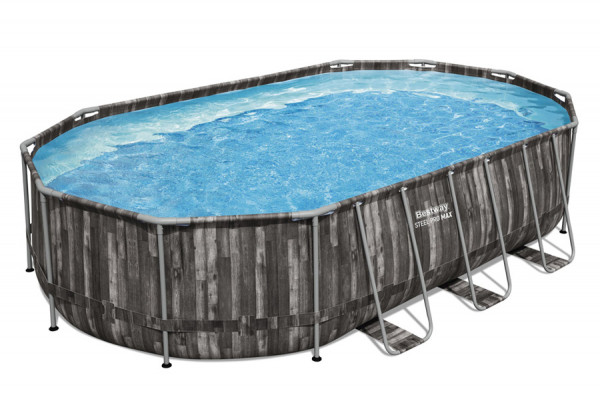  610  366  122  Steel Pro Max Oval Frame Pool Bestway 5611R,  , , 