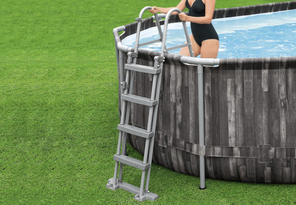   610  366  122  Steel Pro Max Oval Frame Pool Bestway 5611R,  , , 