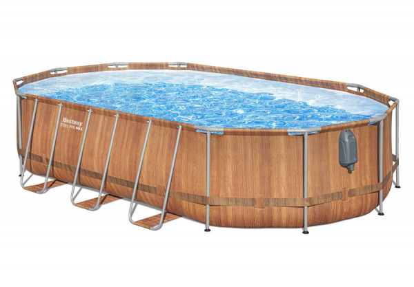   610  366  122  Steel Pro Max Oval Frame Pool Bestway 56719,  , , 