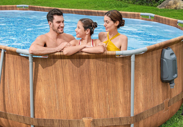   610  366  122  Steel Pro Max Oval Frame Pool Bestway 56719,  , , 