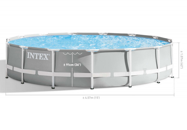   457  107  Prism Frame Pool Intex 54724CS,  , , , 