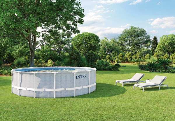   488  122  Chevron Prism Frame Pool Intex 26746NP,  , , 