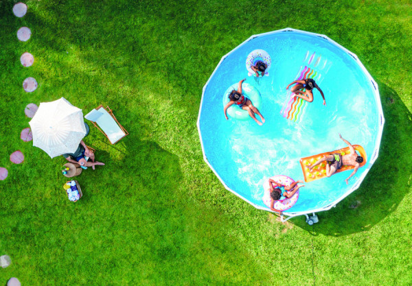   488  122  Chevron Prism Frame Pool Intex 26746NP,  , , 