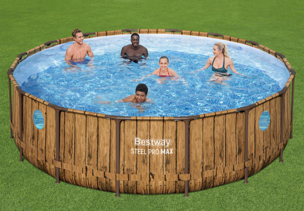   488  122  Steel Pro Max Frame Pool Bestway 56725,  , , 