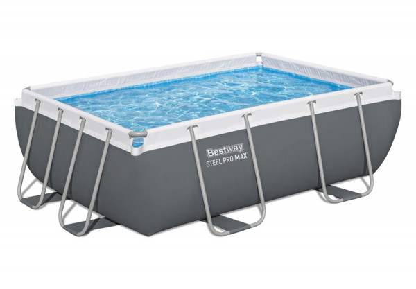   282  196  84  Steel Pro Max Rectangular Frame Pool Bestway 56629,  