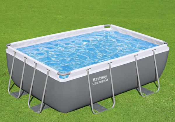   282  196  84  Steel Pro Max Rectangular Frame Pool Bestway 56629,  