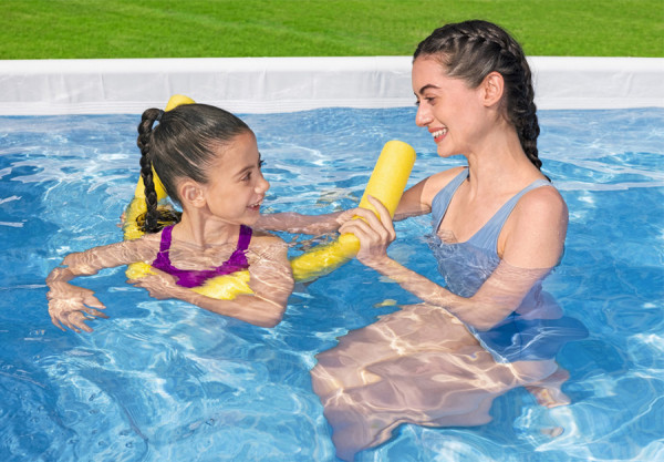   282  196  84  Steel Pro Max Rectangular Frame Pool Bestway 56629,  