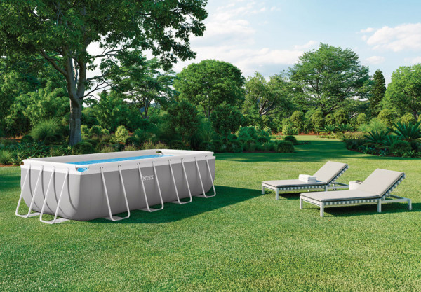   400  200  100  Rectangular Prism Frame Pool Intex 26788WPA