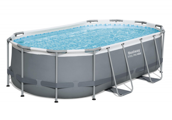   427  250  100  Steel Pro Max Oval Frame Pool Bestway 56620,  , 