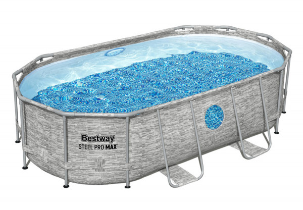   427  250  100  Steel Pro Max Oval Frame Pool Bestway 56714,  , , 