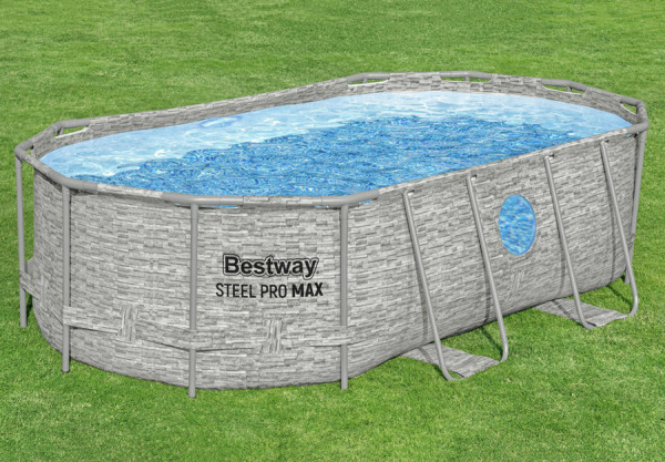   427  250  100  Steel Pro Max Oval Frame Pool Bestway 56714,  , , 