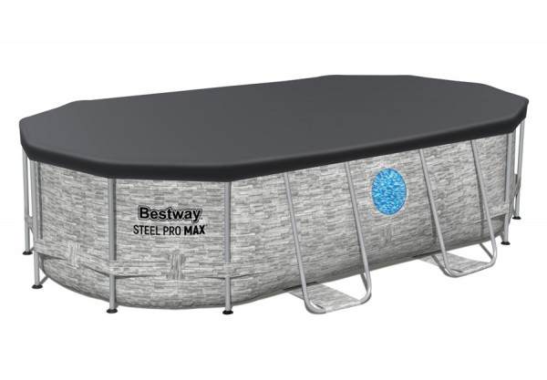   427  250  100  Steel Pro Max Oval Frame Pool Bestway 56714,  , , 