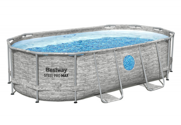   427  250  100  Steel Pro Max Oval Frame Pool Bestway 56714,  , , 