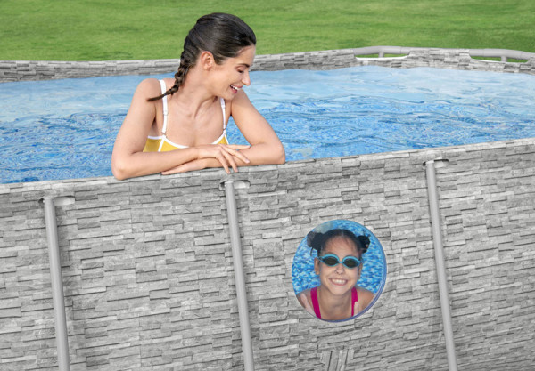  427  250  100  Steel Pro Max Oval Frame Pool Bestway 56714,  , , 