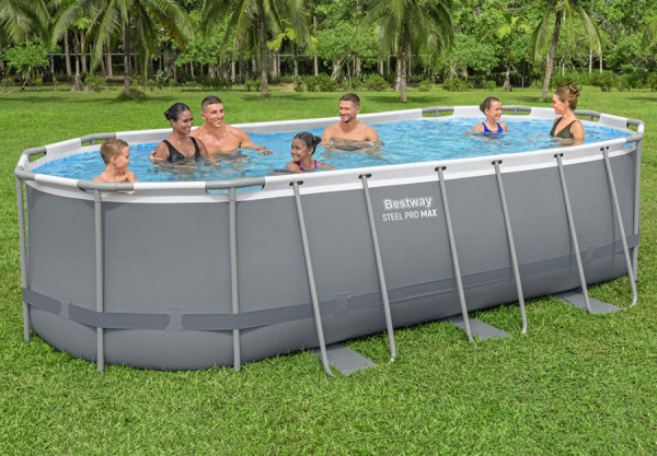   549  274  122  Steel Pro Max Oval Frame Pool Bestway 56710,  , , 