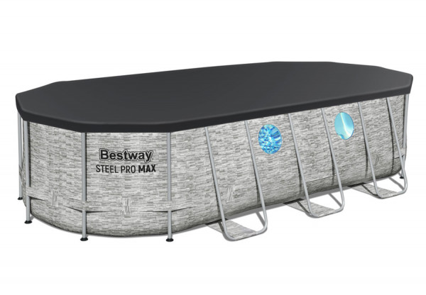   549  274  122  Steel Pro Max Oval Frame Pool Bestway 56716,  , , 
