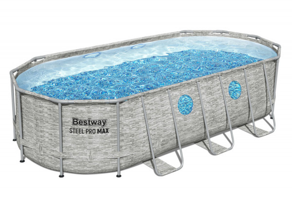   549  274  122  Steel Pro Max Oval Frame Pool Bestway 56716,  , , 