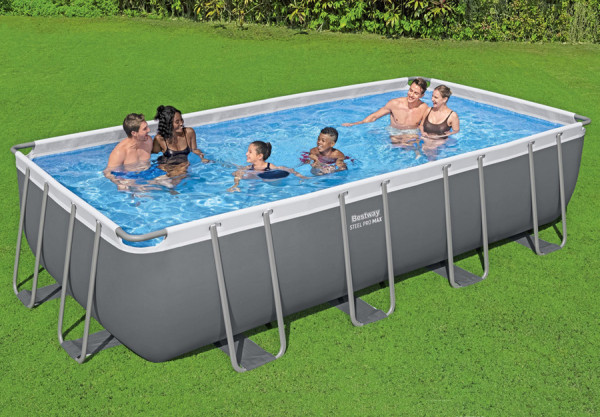   549  274  122  Steel Pro Max Rectangular Frame Pool Bestway 56465,  , , 