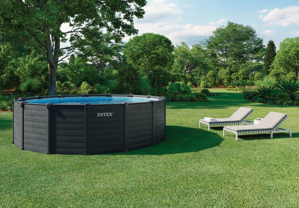   478  124  Graphite Gray Panel Pool Intex 26384WP, , 