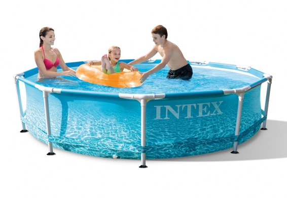   305  76  Beachside Metal Frame Pool Intex 28206NP