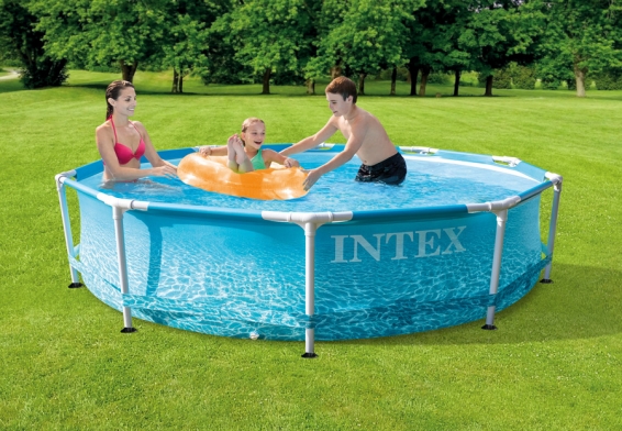   305  76  Beachside Metal Frame Pool Intex 28206NP