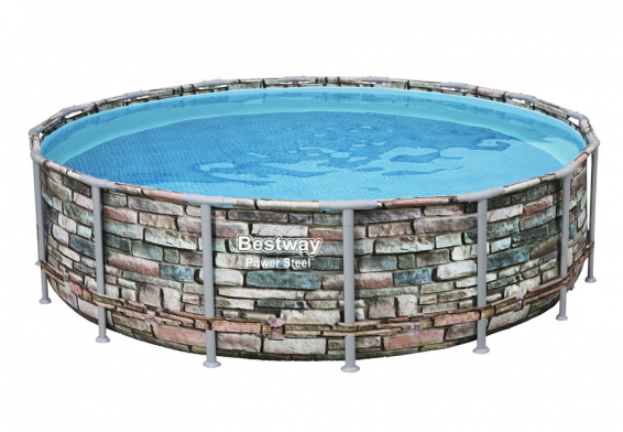   488  122  Power Steel Round Pool Bestway 56966,  , , 