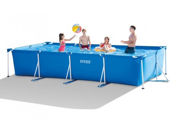   450  220  84  Rectangular Frame Pool Intex 28274NP,  