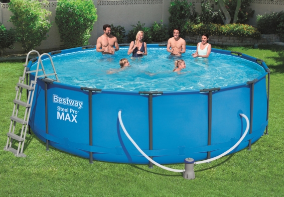   457  122  Steel Pro Max Frame Pool Bestway 56830,  , 