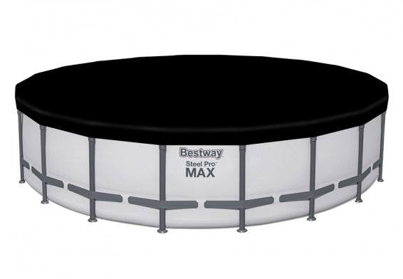Каркасный бассейн 610 х 132 см Steel Pro Max Frame Pool Bestway 561FM, фильтрующий насос, лестница, тент