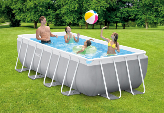   400  200  100  Rectangular Prism Frame Pool Intex 54788CS,  , , 