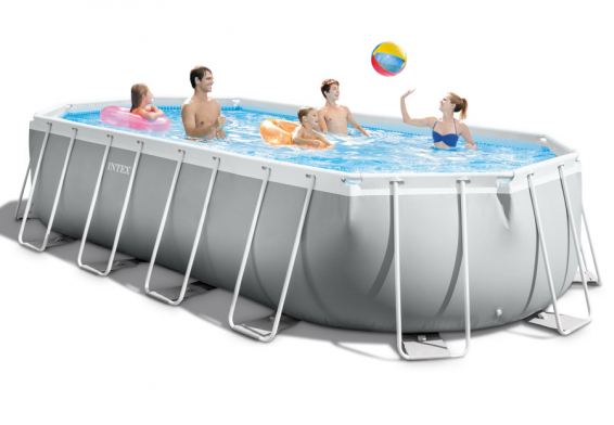   610  305  122  Oval Prism Frame Pool Intex 54798CS,  , , , 