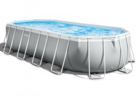   610  305  122  Oval Prism Frame Pool Intex 54798CS,  , , , 